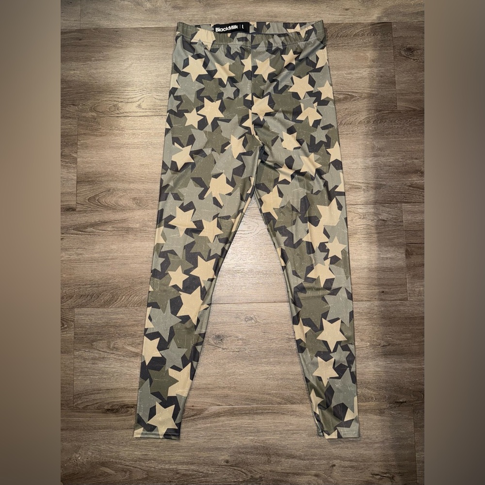 Blackmilk Camo Star High Waist Leggings